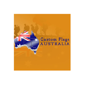 Custom Flags Australia brand logo for customflagsaustralia.com.au