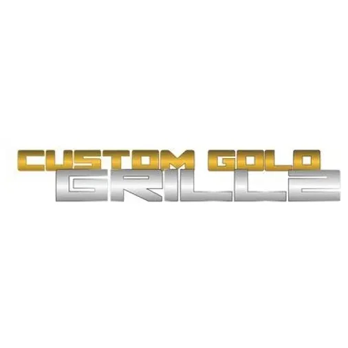 Custom Gold Grillz brand logo for customgoldgrillz.com