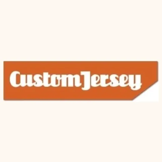 Custom Jersey brand logo for customjersey.com