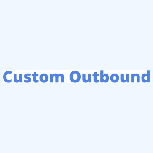 Custom Outbound brand logo for customoutbound.com