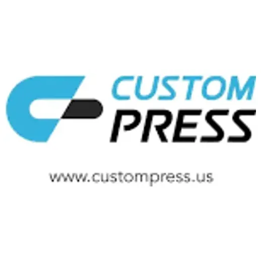 Custom Press brand logo for custompress.us