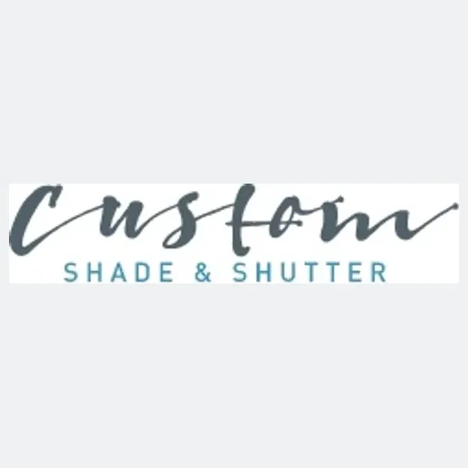 Custom Shade & Shutter brand logo for customshadeandshutter.com