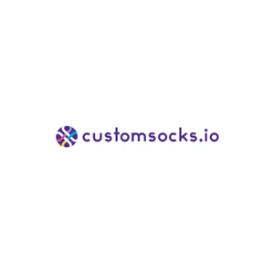 Custom Socks brand logo for customsocks.io