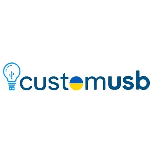 Custom USB brand logo for customusb.com