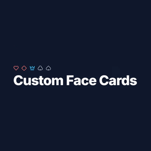customfacecards brand logo for customfacecards.com