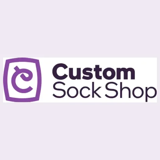 customsockshop brand logo for customsockshop.com