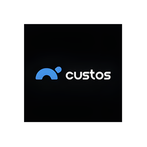 Custos brand logo for custos.us