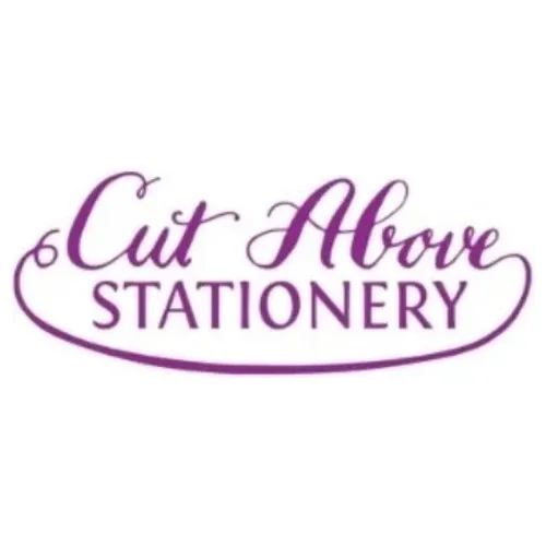 Cut Above Stationery brand logo for cutabovestationery.com
