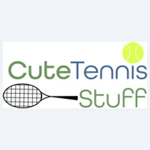 cutetennisstuff brand logo for cutetennisstuff.com