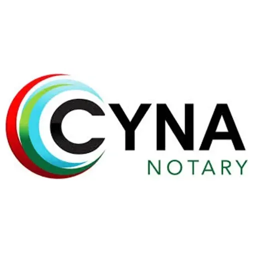 Cyna Notary brand logo for cynanotary.com
