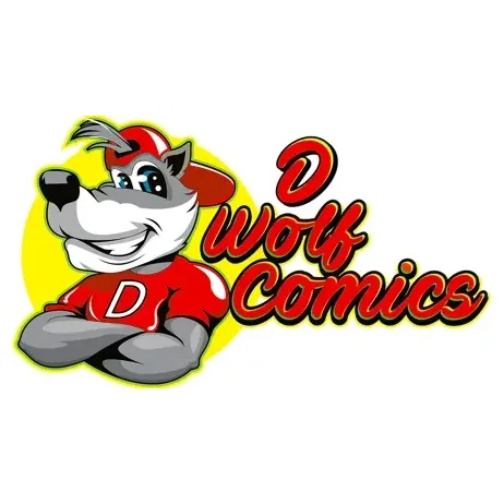 D. Wolf Comics brand logo for dwolfcomics.co
