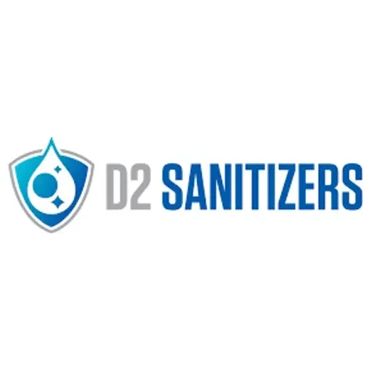 D2 Sanitizers brand logo for d2sanitizers.com