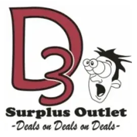 D3 Surplus Outlet brand logo for d3surplusoutlet.com