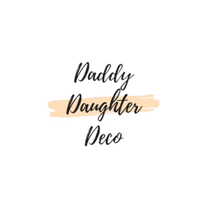 daddydaughterdeco brand logo for daddydaughterdeco.com