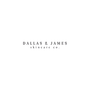 Dallas and James brand logo for dallasandjamesskincare.com