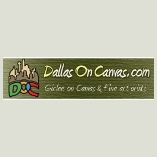 Dallas on Canvas brand logo for dallasoncanvas.com