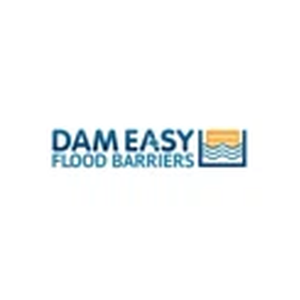 Dam Easy Flood Barriers brand logo for dameasyfloodbarriers.com