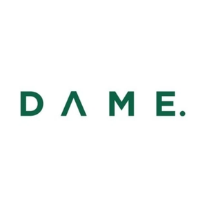 Dame brand logo for wearedame.co