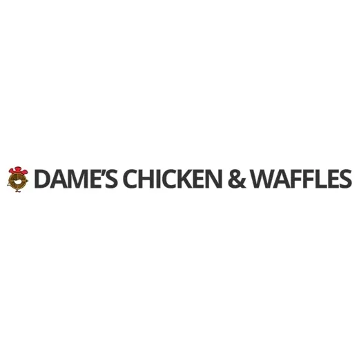 Dame's Chicken & Waffles brand logo for dameschickenwaffles.com
