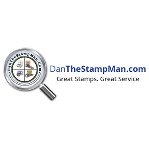 Dan the Stamp Man brand logo for danthestampman.com