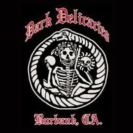 Dark Delicacies brand logo for darkdel.com