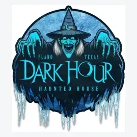 Dark Hour Haunted House brand logo for darkhourhauntedhouse.com