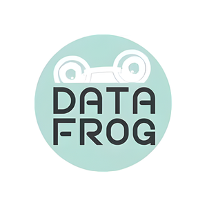 Data Frog brand logo for datafrogx.com
