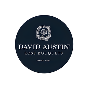 David Austin brand logo for davidaustinrosebouquets.com