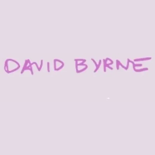 David Byrne brand logo for davidbyrne.com