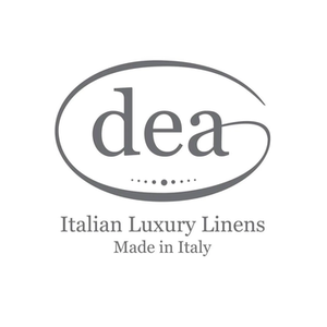 Dea Fine Linens brand logo for deafinelinens.com