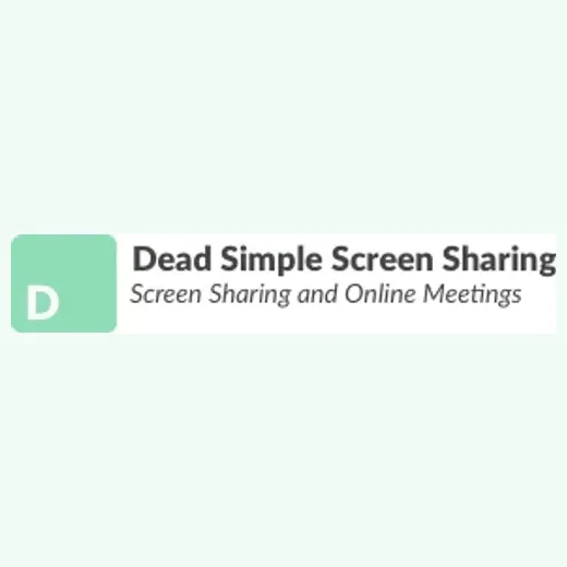 Dead Simple Screen Sharing brand logo for deadsimplescreensharing.com