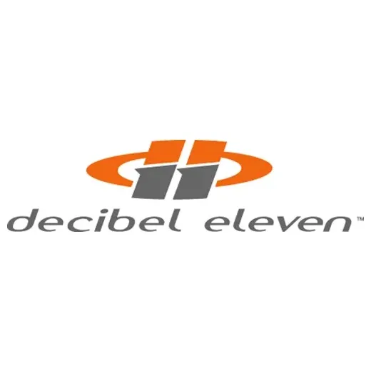 Decibel 11 brand logo for decibel11.com