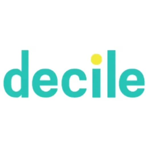 Decile brand logo for decile.com
