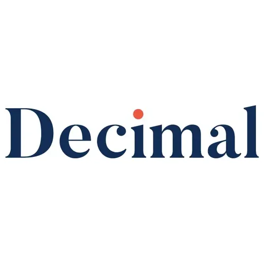 Decimal brand logo for decimal.com