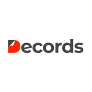 decords brand logo for decords.com