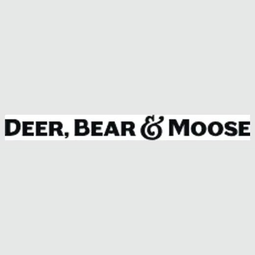 Deer Bear and Moose brand logo for deerbearandmoose.com