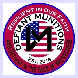 Defiant Munitions brand logo for defiantmunitions.com