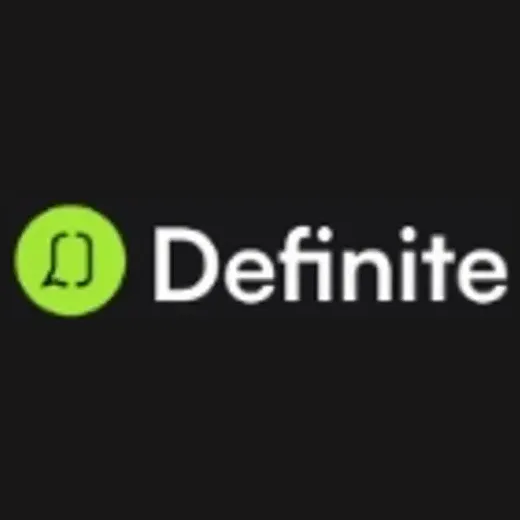Definite brand logo for definite.app