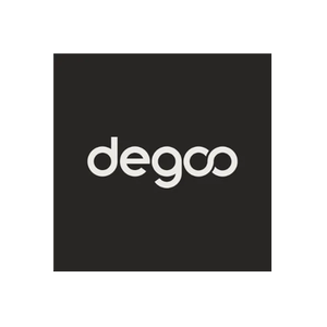 Degoo brand logo for degoo.com