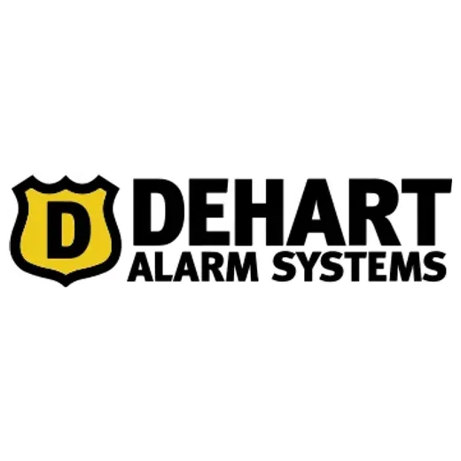 dehartalarms brand logo for dehartalarms.com