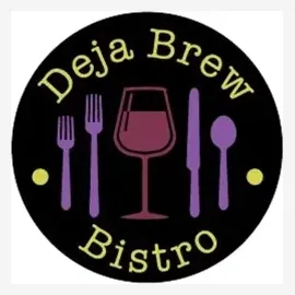 Deja Brew Bistro brand logo for dejabrewbistro.com