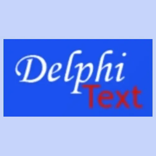Delphi Text brand logo for delphitext.com