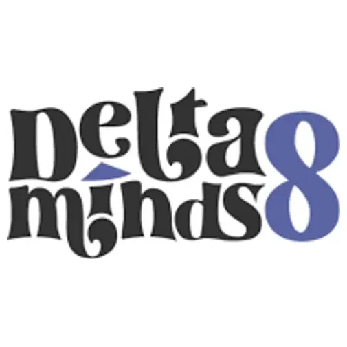 Delta 8 Minds brand logo for delta8minds.com
