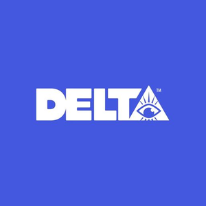 Delta Seltzers brand logo for drinkdelta.com