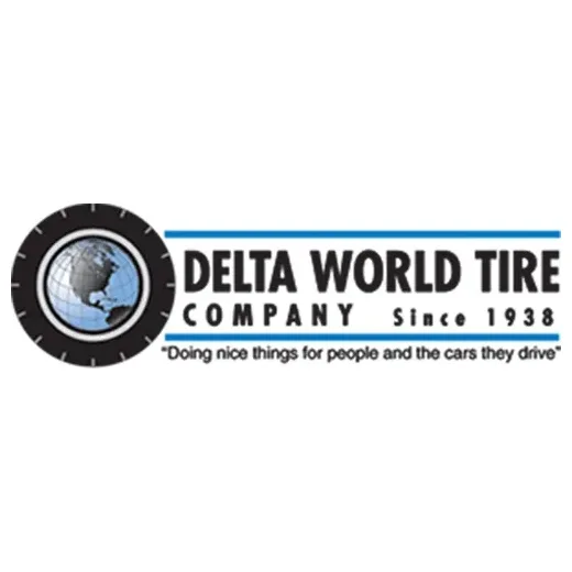 Delta World Tire brand logo for deltaworldtire.com