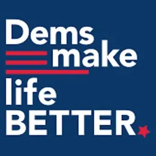 Dems Make Life Better brand logo for demsmakelifebetter.org