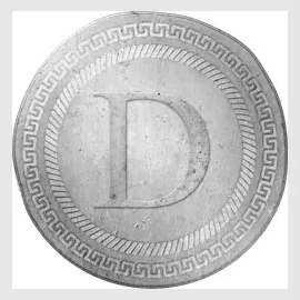 Denarius brand logo for denarius.io