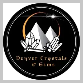 Denver Crystals and Gems brand logo for denvercrystalsandgems.com