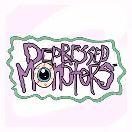 Depressed Monsters brand logo for depressedmonsters.com