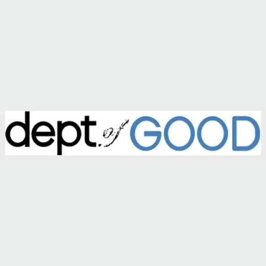 Dept of Good brand logo for deptofgood.com
